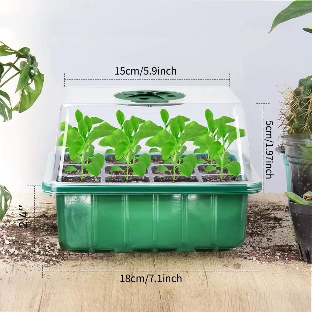 Seed Starter Tray with Plant L - Humidity Dome Kit ulasan dan harga