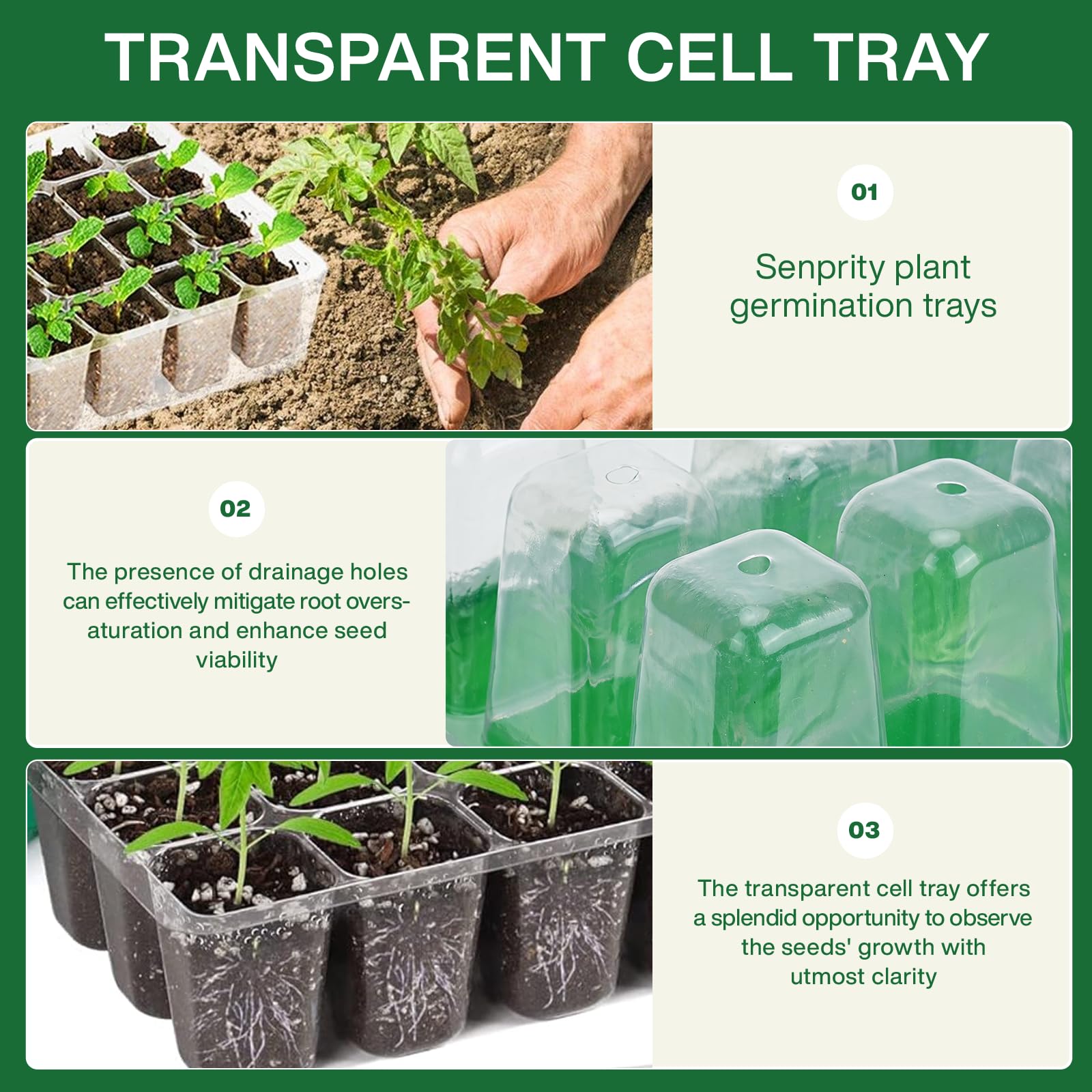 Seed Starter Tray with Plant L - Humidity Dome Kit ulasan dan harga