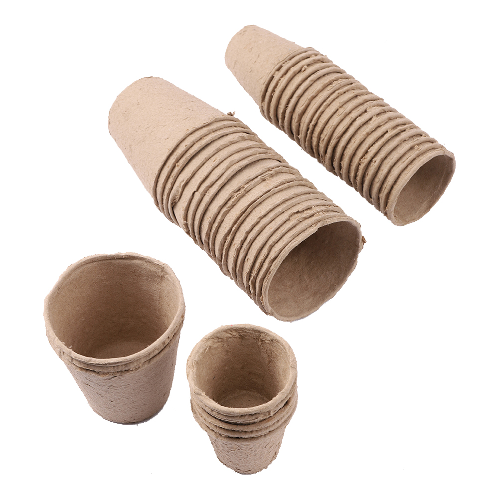 20pcs 6.2cm Environmental prot - Peat Pellet Tray ulasan dan harga