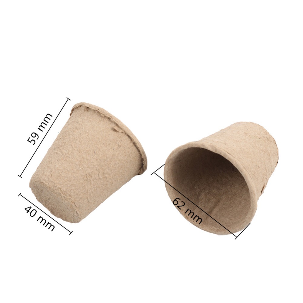 20pcs 6.2cm Environmental prot - Peat Pellet Tray ulasan dan harga
