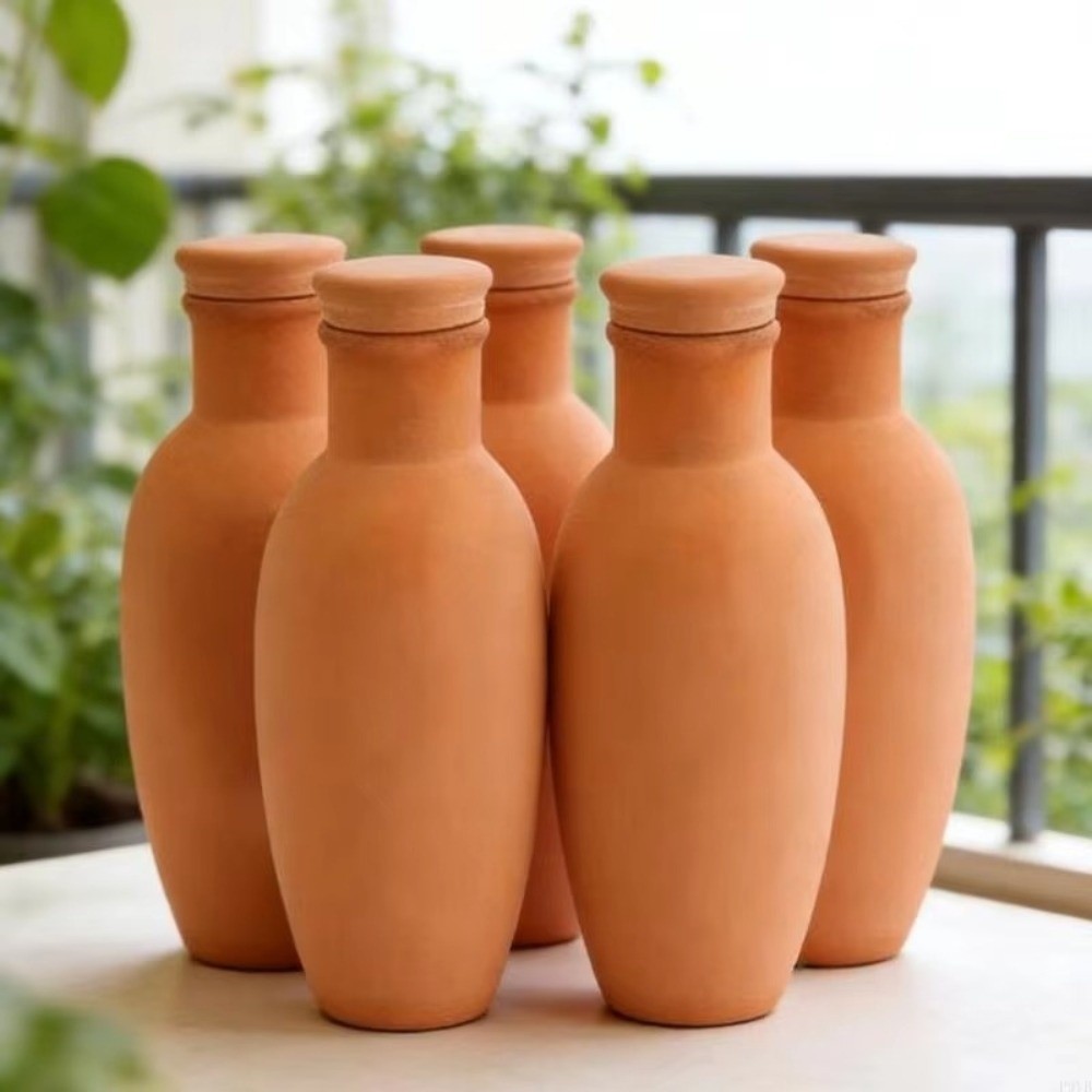 4Pcs Terracotta Material Autom - Self Watering Insert ulasan dan harga